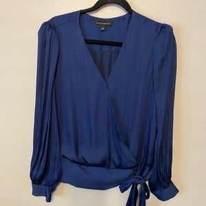 Banana Republic elegant navy blue blouse